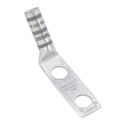 Panduit Copper Compression Lug, 2 Hole, #1 AWG, 1/4 (6.4mm) Stud, LCC1-14BH-E LCC1-14BH-E